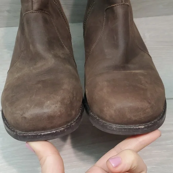 Olukai Womens Kaona II Ankle Side zip Leather Boots shoes sz 7.5 - Picture 4 of 10